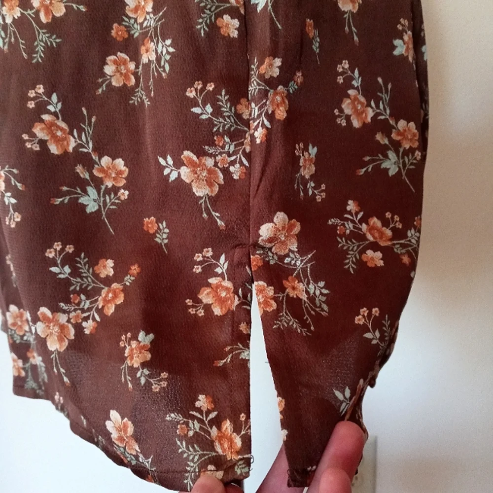 Brown Floral Dress - Picture 3 of 4